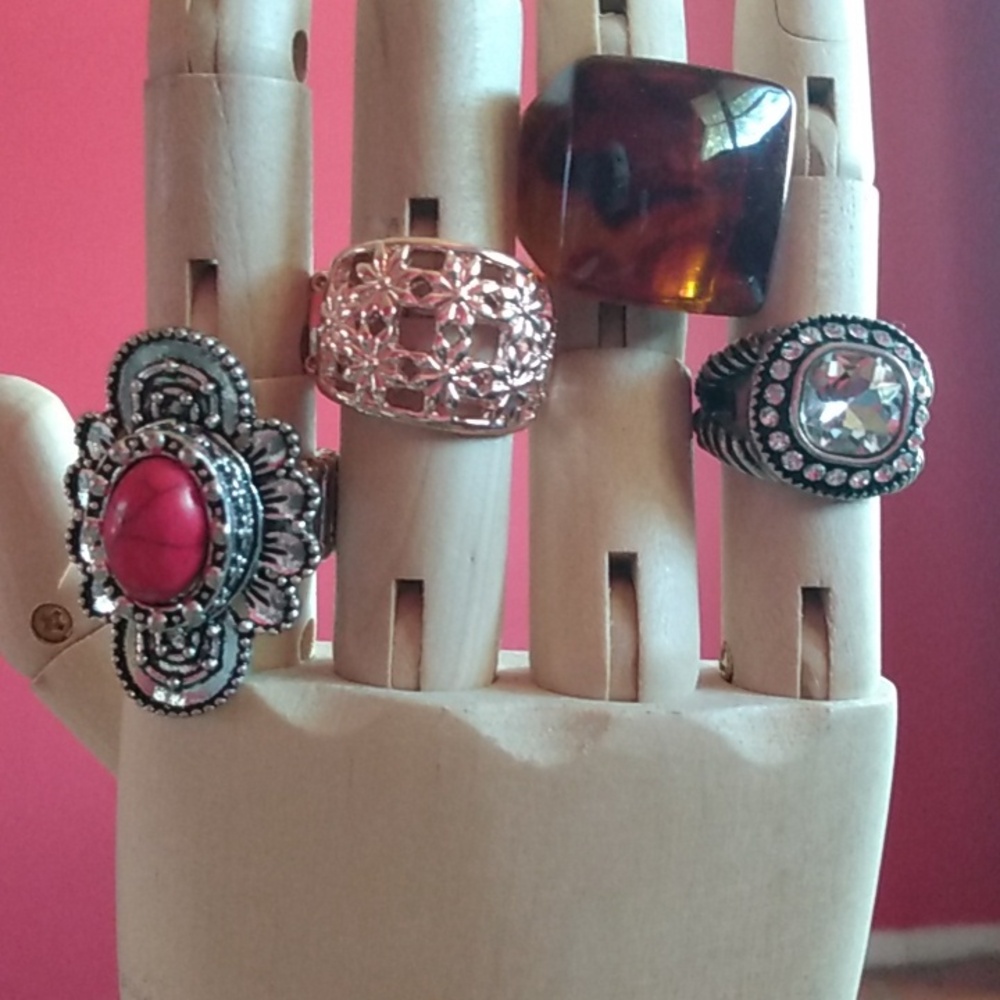 6/$20 Stretchy Rings